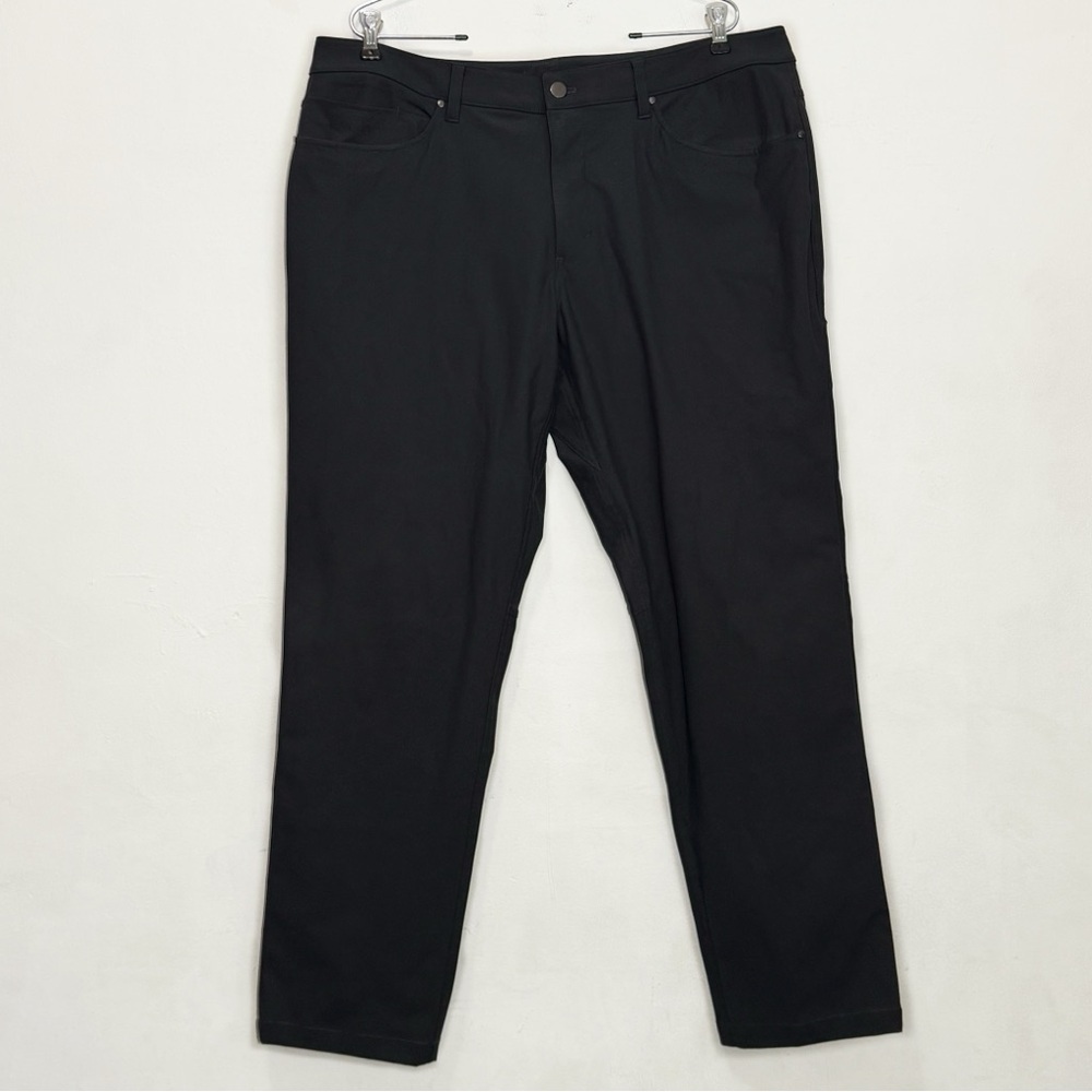 Lululemon ABC Classic-Fit 5 Pocket Pant 38 x 40 Warpstreme in True Navy - Picture 2 of 8
